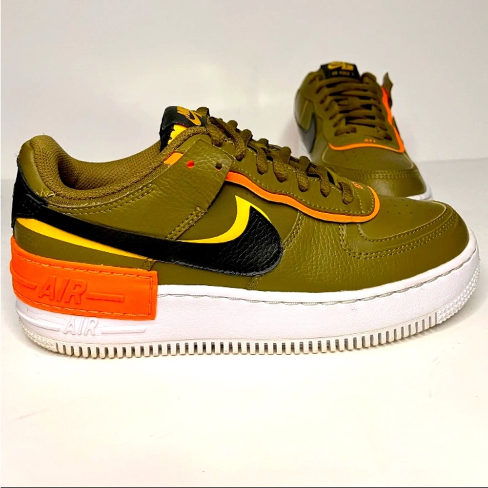 Nike AF1 Shadow Olive/black sneakers